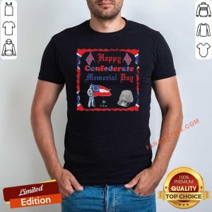 Awesome Happy Confederate Memorial Day Veteran Flag Shirt