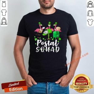 Happy Flamingo Postal Squad Shirt