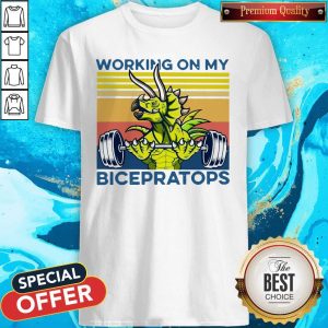 Working On My Bicepratops Vintage Shirt