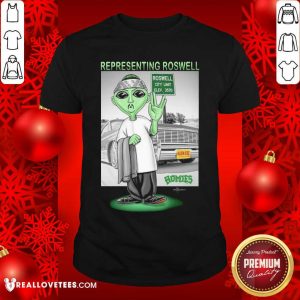 Top Aliens Representing Roswell Homies Shirt