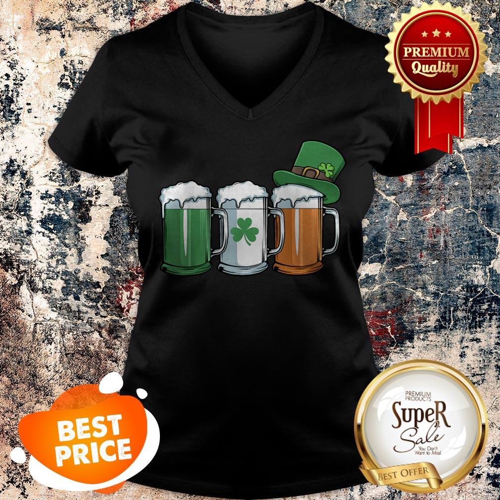 Nice Irish Beer Ireland Flag St Patricks Day Tee Men Women Gift T-shirt