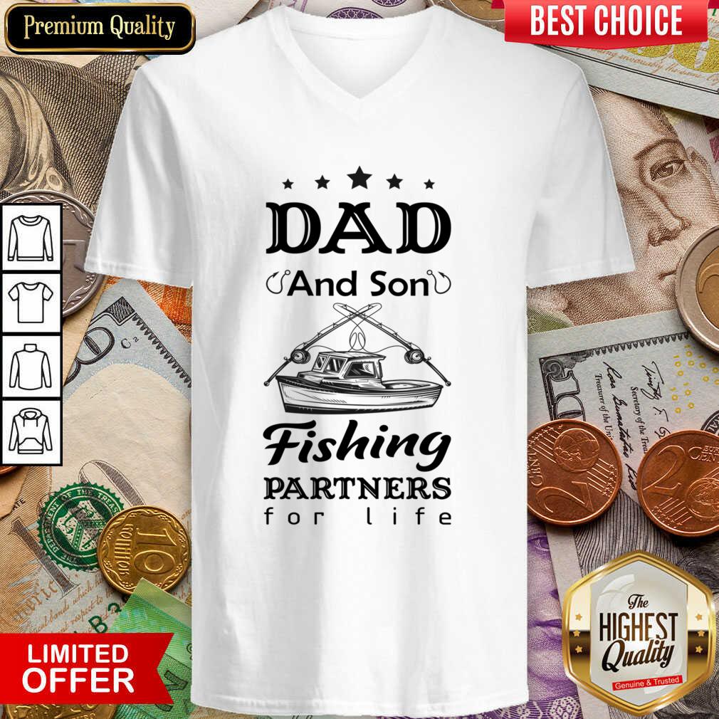 Dad And Son Fishing Partners For Life Shirt