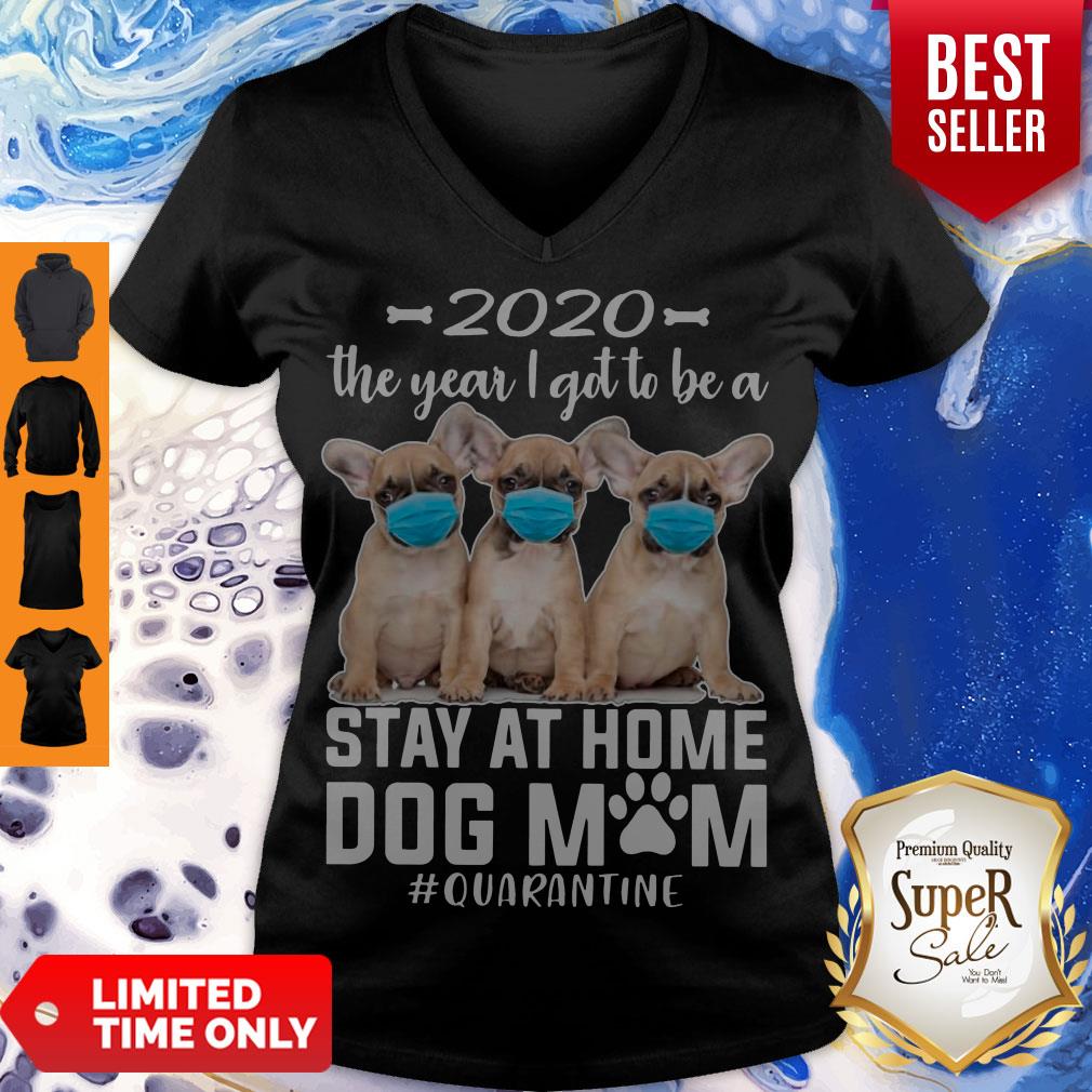 Top 2020 The Year I Got To Be A Stay At Home Chihuahua Dog Mom Quarantine Shirt
