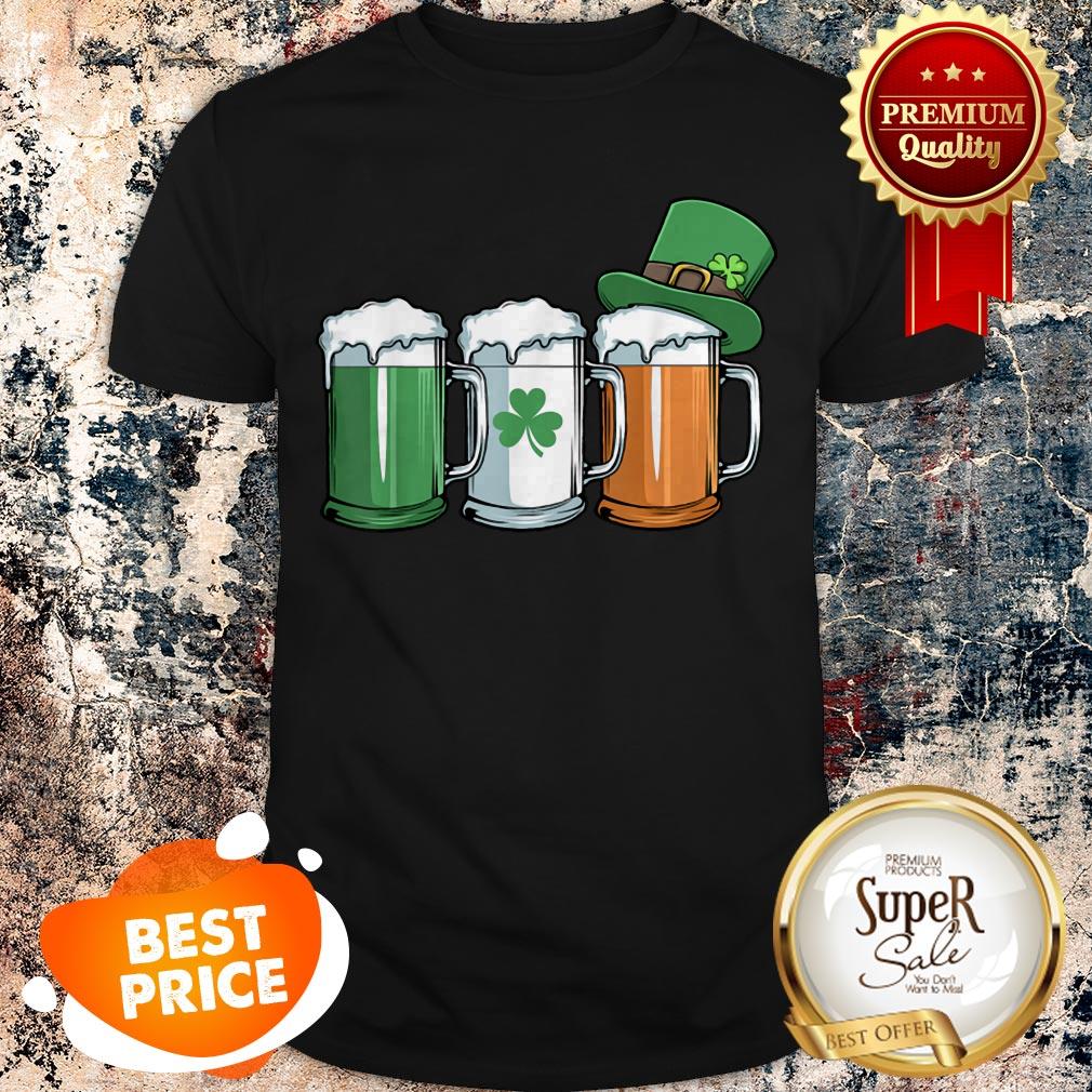 Nice Irish Beer Ireland Flag St Patricks Day Tee Men Women Gift T-shirt