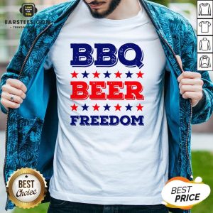 Great Bbq Beer And Freedom Shirt