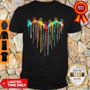 Awesome Colorful Dripping Heart Jeep Shirt