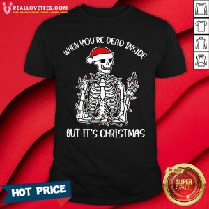Sweet When You're Dead Inside But It's Christmas Shirt
