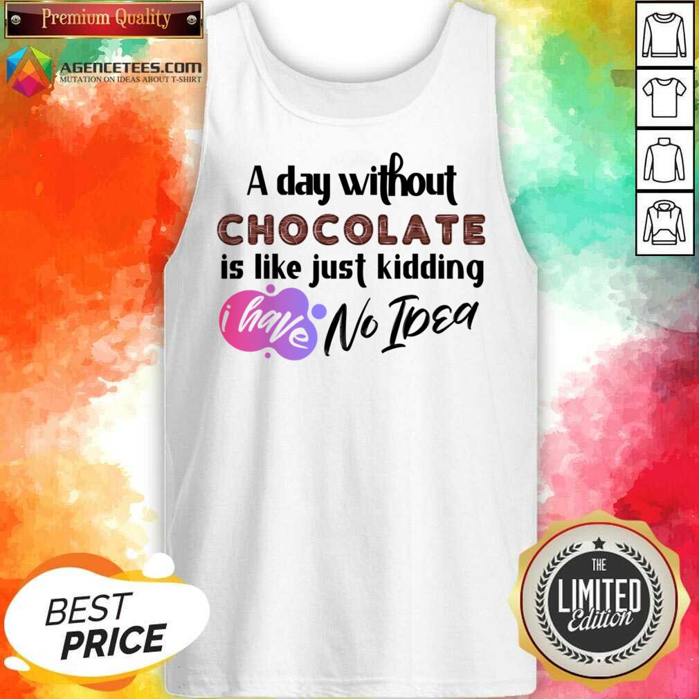 A Day Without Wine Is Like Just Kidding I Have No Idea Shirt