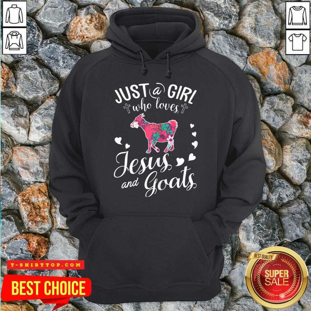 Just A Girl Who Loves Jesus And Goats Shirt
