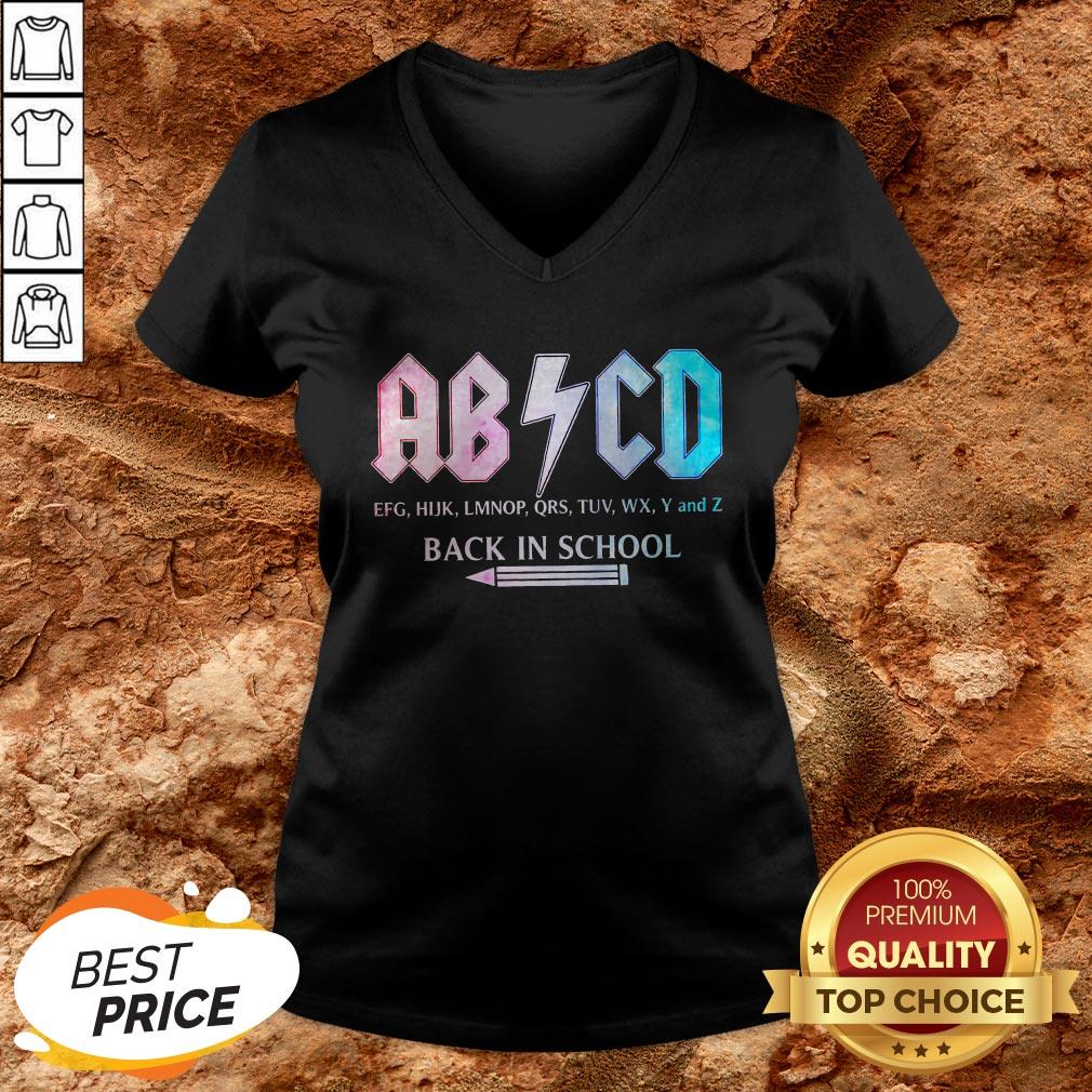 ABCD Efg Hijk Lmnop Qrs Tuv Wx Y And Z Back In School Shirt