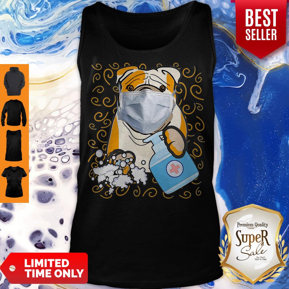 American Bulldog Mask Handwashing Survived Coronavirus Shirt