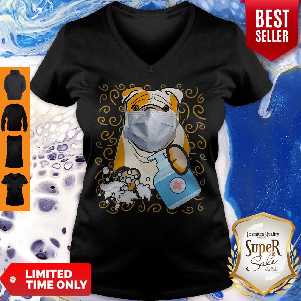 American Bulldog Mask Handwashing Survived Coronavirus Shirt