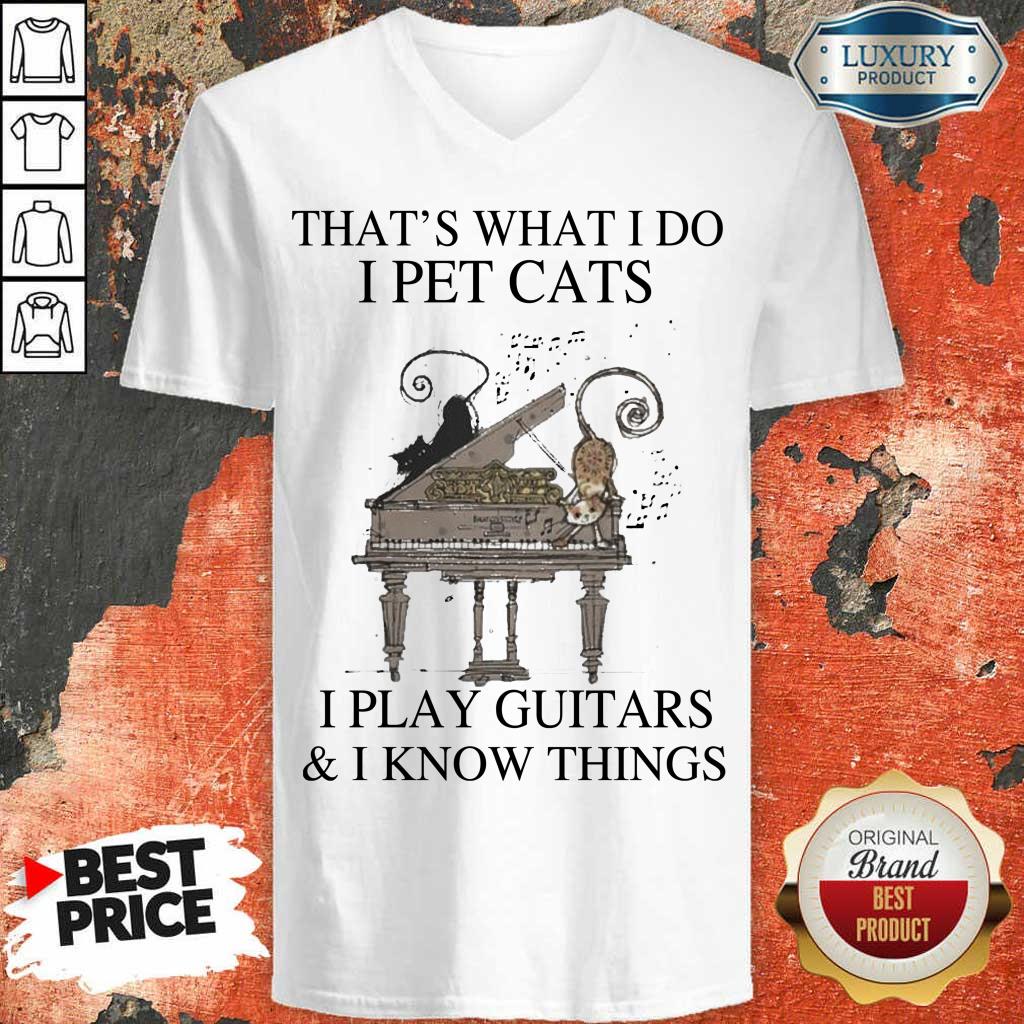 Amused Cats I Play Pianos 5 Shirt