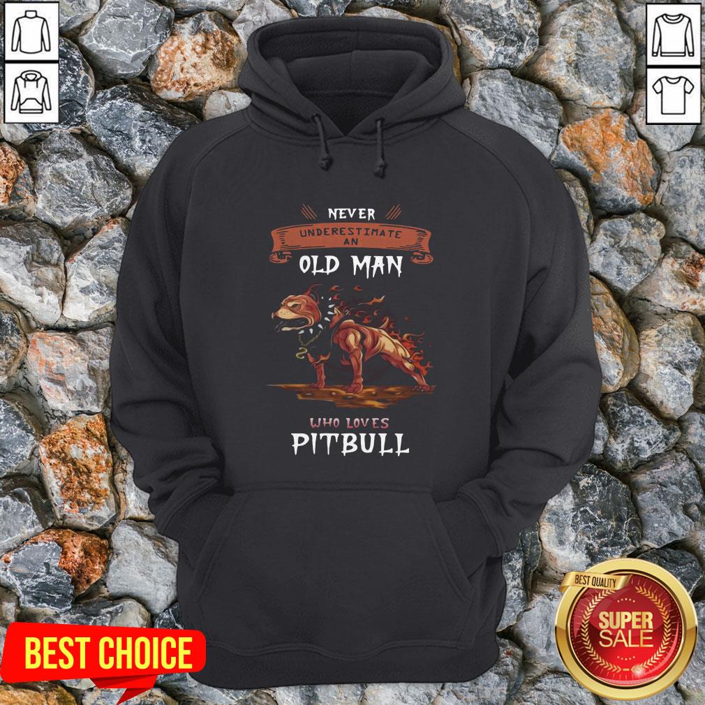 An Old Man Who Loves Pitbull Born In September T-Shirt
