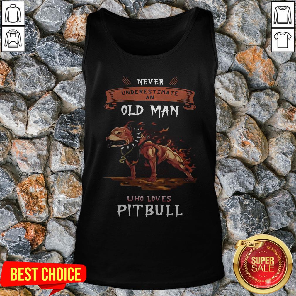 An Old Man Who Loves Pitbull Born In September T-Shirt