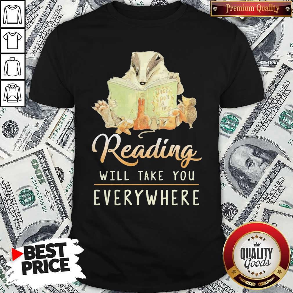 Animal Reading Will Take You Everywhere Shirt
