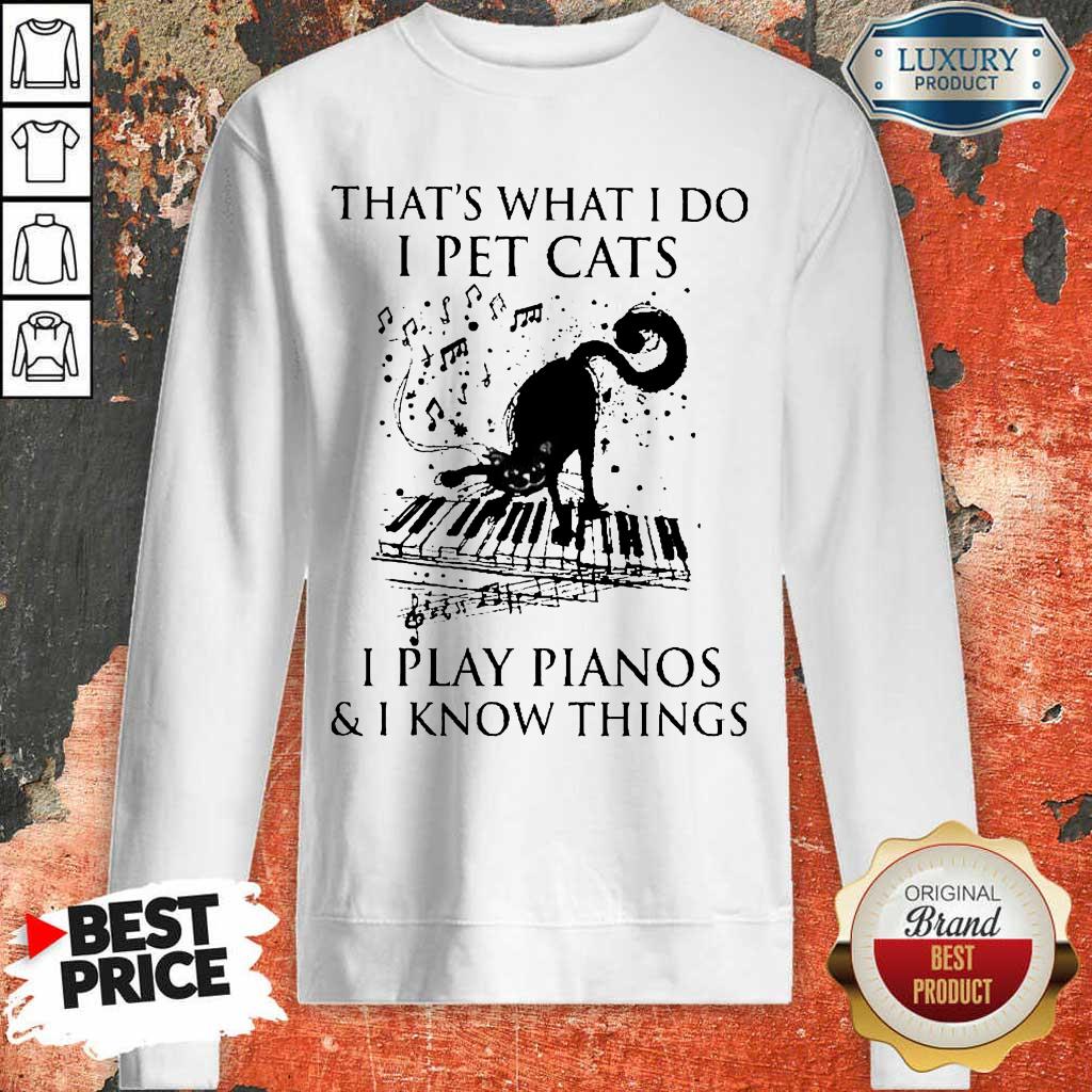Arrogant 1 Black Cats I Play Pianos Shirt