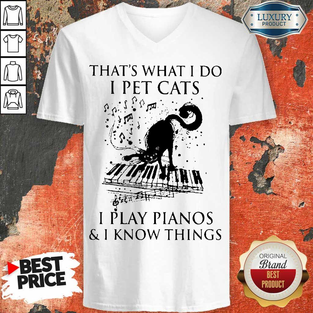 Arrogant 1 Black Cats I Play Pianos Shirt