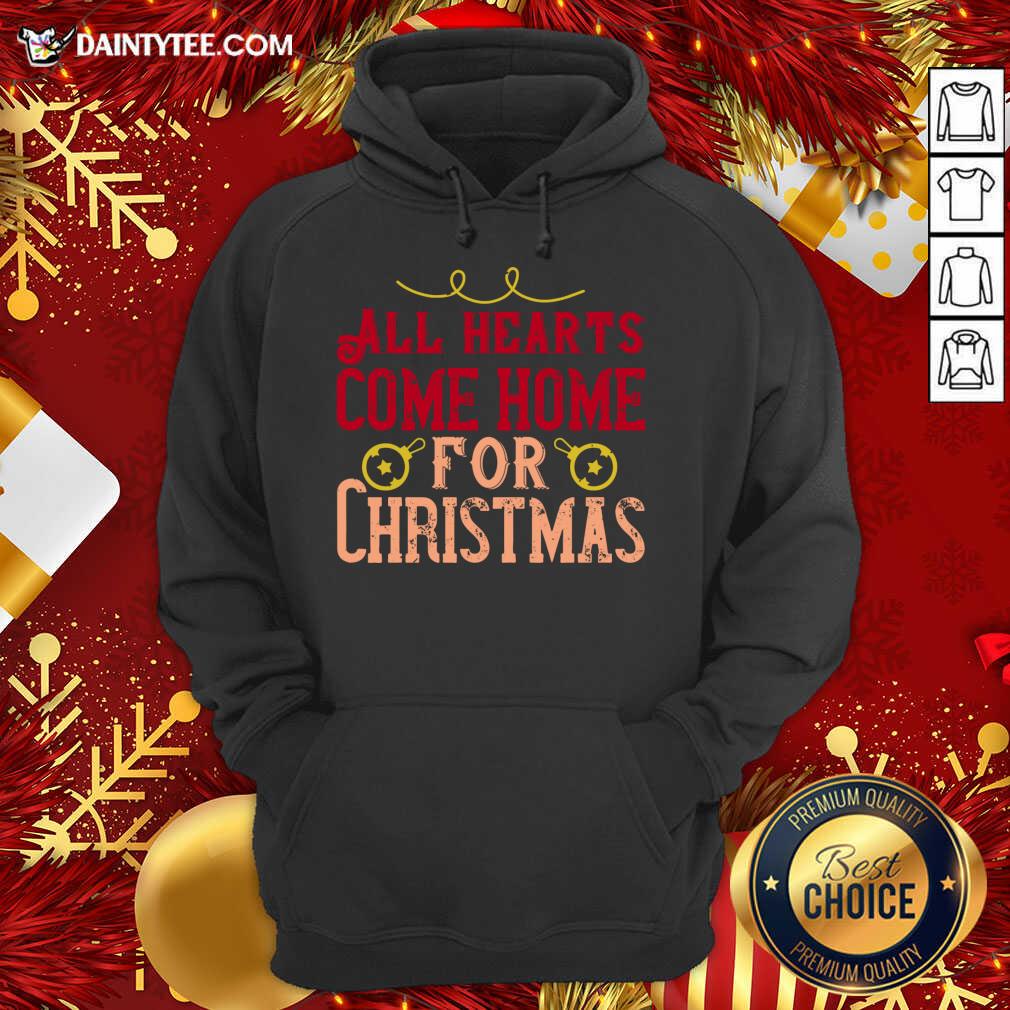 Awesome All Hearts Come Home For Christmas T-Shirt