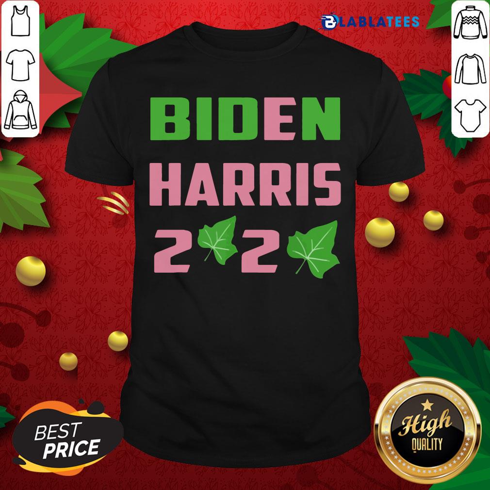 Awesome Biden Harris AKA 2020 Election Sorority Green and Pink Shirt