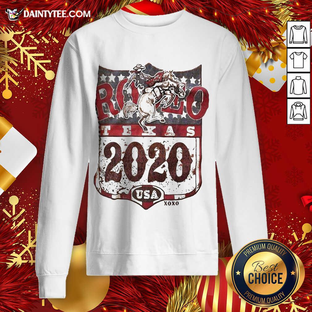 Awesome Cowboy Rodeo Texas 2020 Ameican Flag Shirt