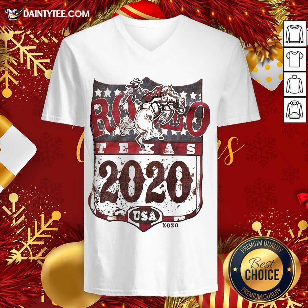 Awesome Cowboy Rodeo Texas 2020 Ameican Flag Shirt