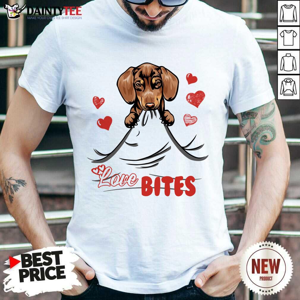 Awesome Dachshund Love Bites 2021 Shirt
