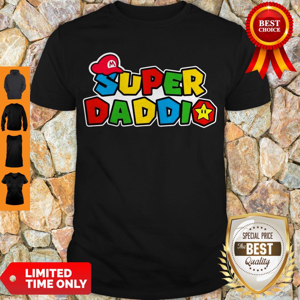 Awesome Daddy Super Mario Super Daddio Shirt