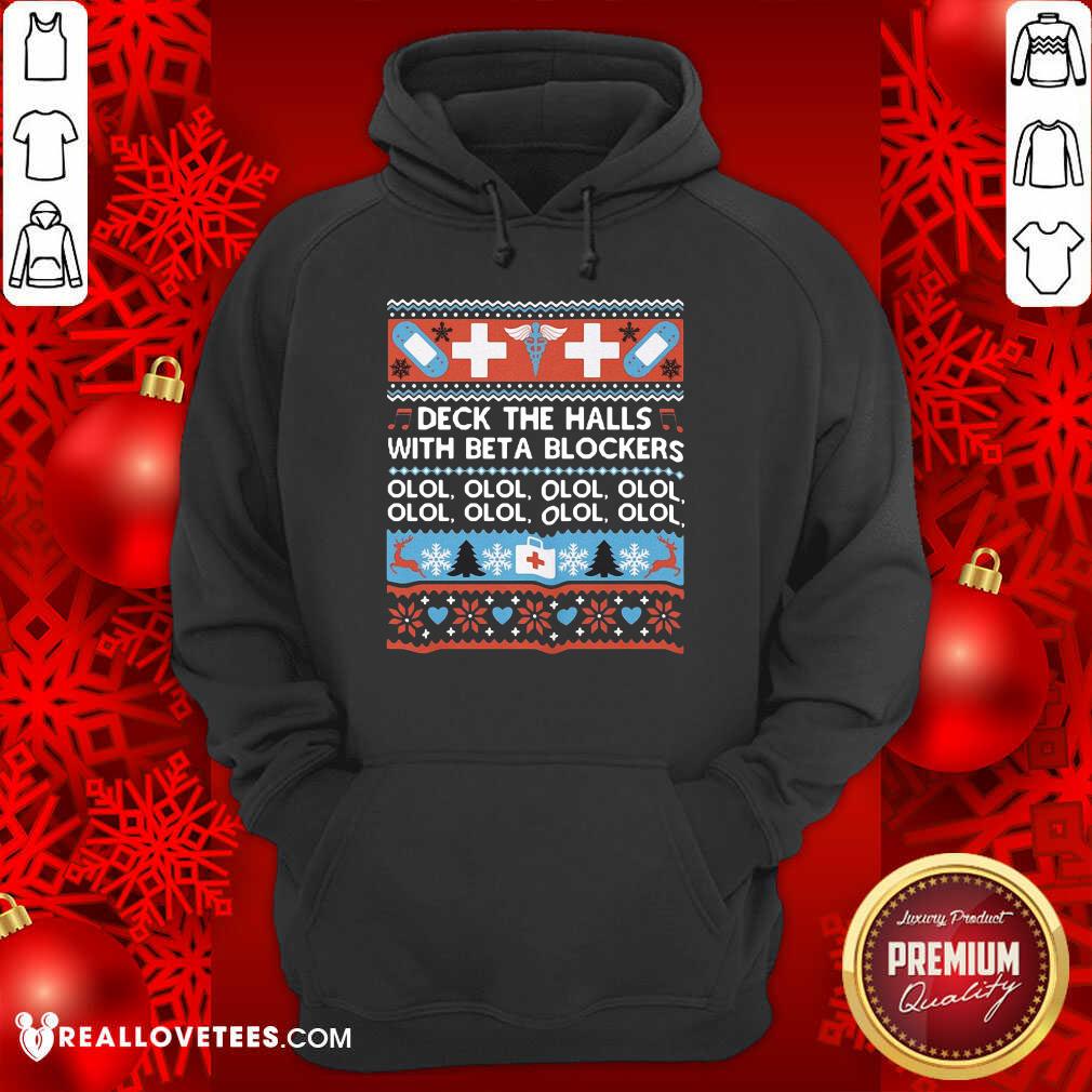 Awesome Deck The Halls With Bet A Blockers Shirt