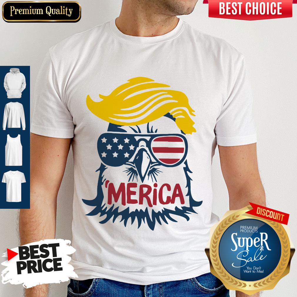 Awesome Donald Trump Engle Merica Full Color Shirt