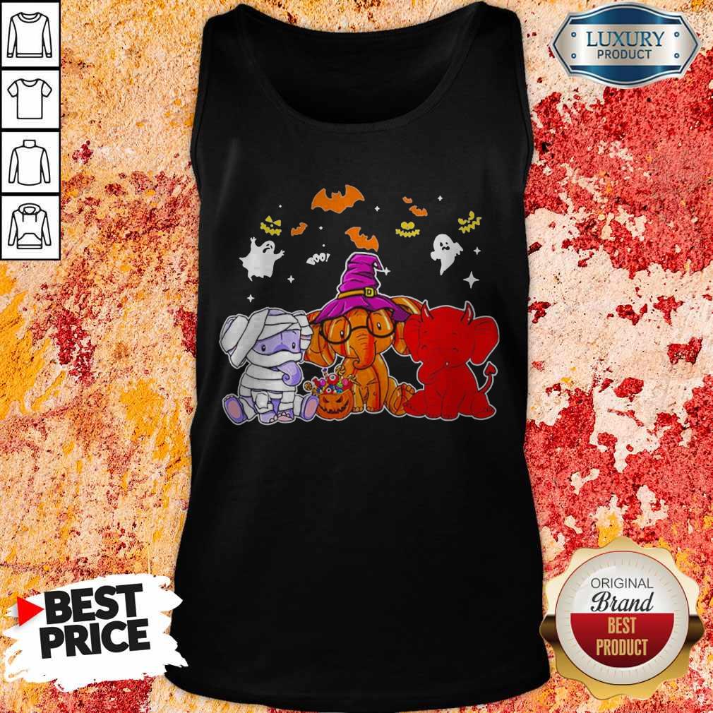 Awesome Elephant Ghost Halloween Shirt