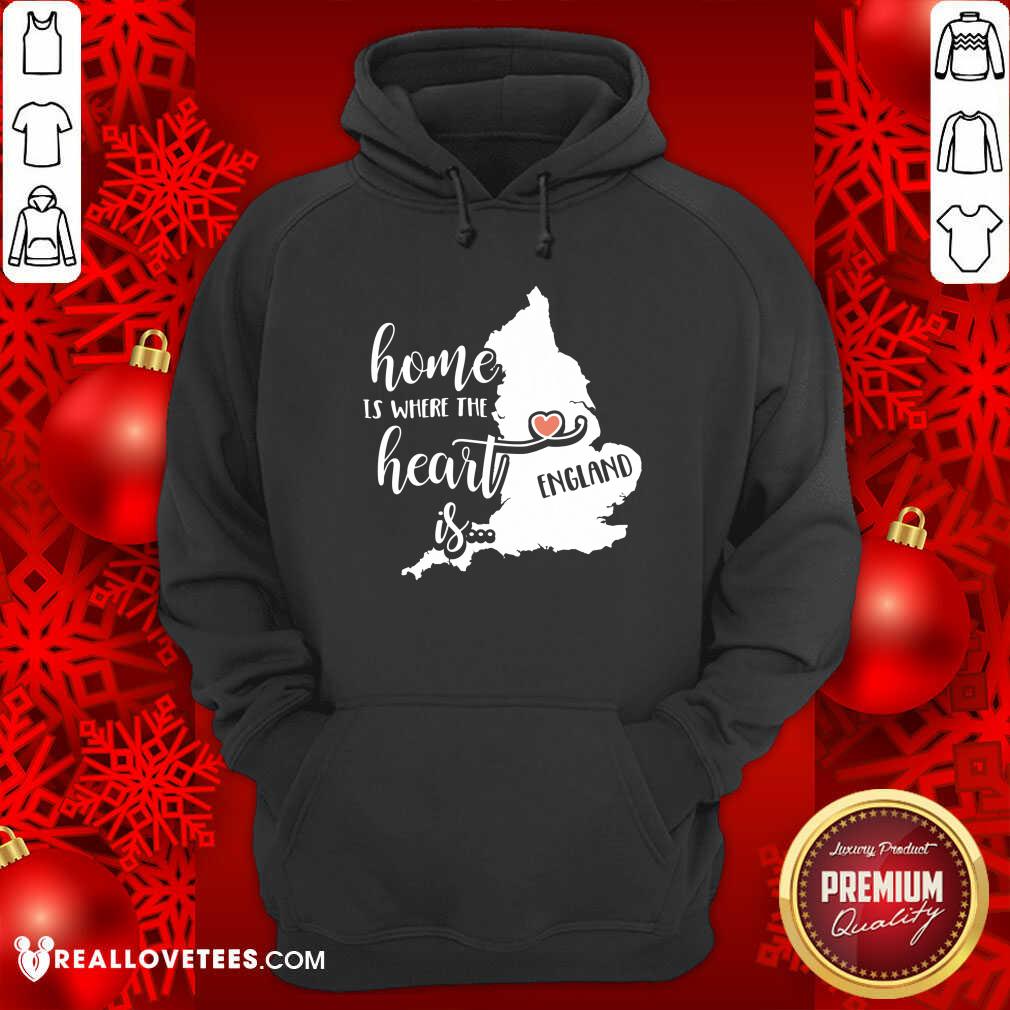 Awesome England Home is Where the Heart Is Shirt
