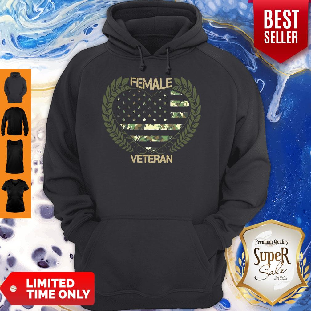 Awesome Female Love Veteran Shirt