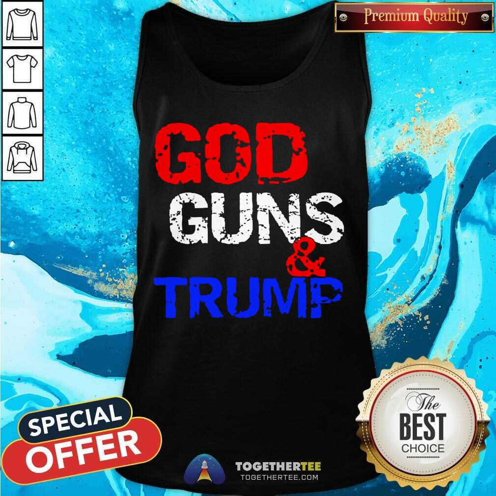 Awesome God Guns And Trump Shirt