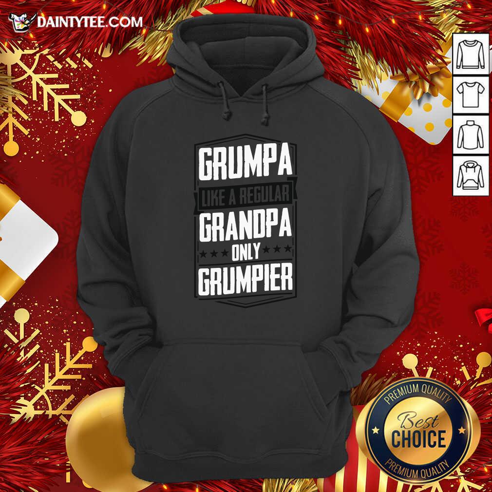 Awesome Grumpa Like A Regular Grandpa Only Grumpier Definition Shirt