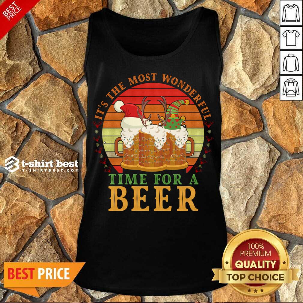 Awesome It's The Most Wonderful Time For A Beer Shirt