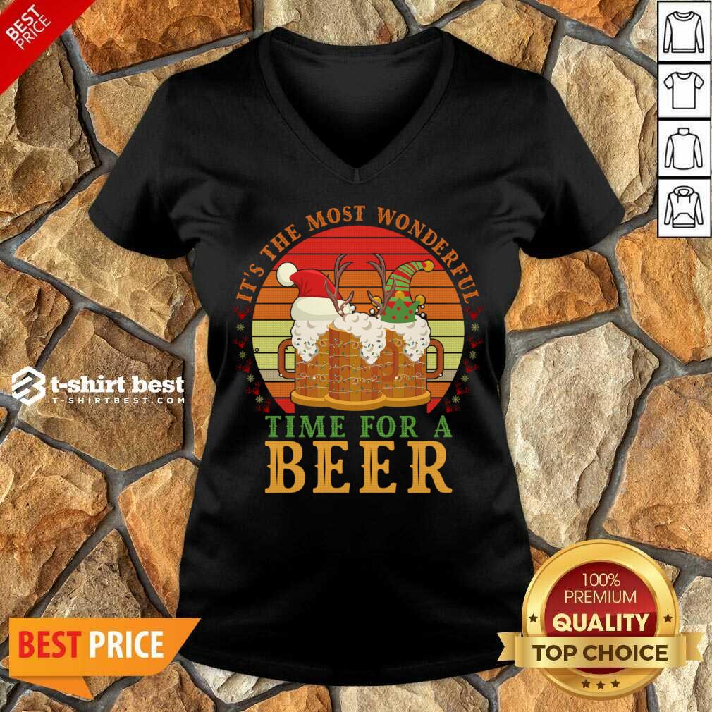 Awesome It's The Most Wonderful Time For A Beer Shirt