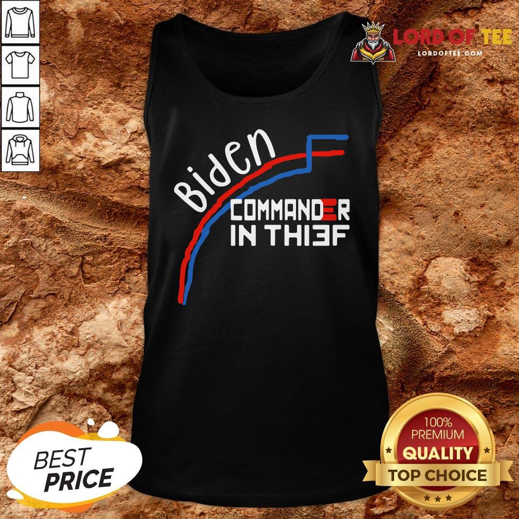 Awesome Joe Biden Commander In Thief Benford’s Law Trump Funny Shirt