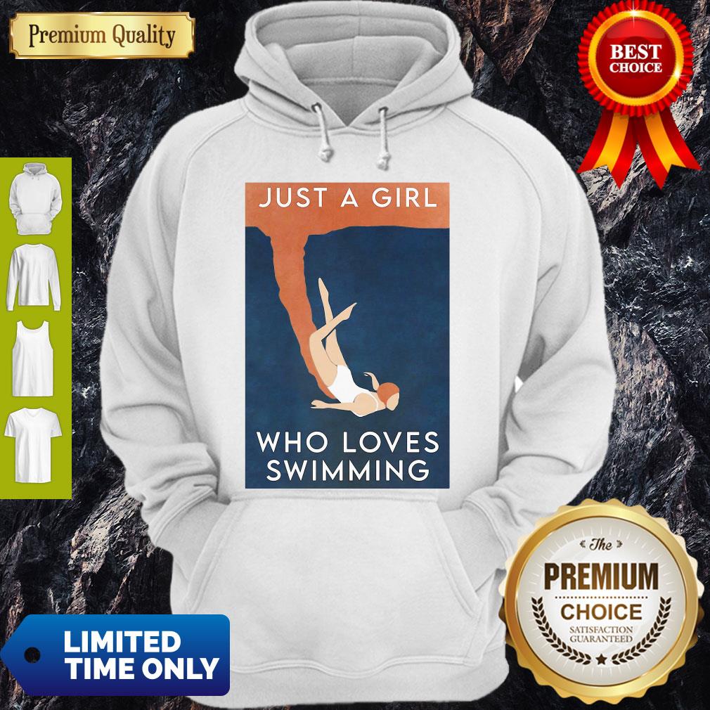 Awesome Just A Girl Who Loves Swimming Shirt