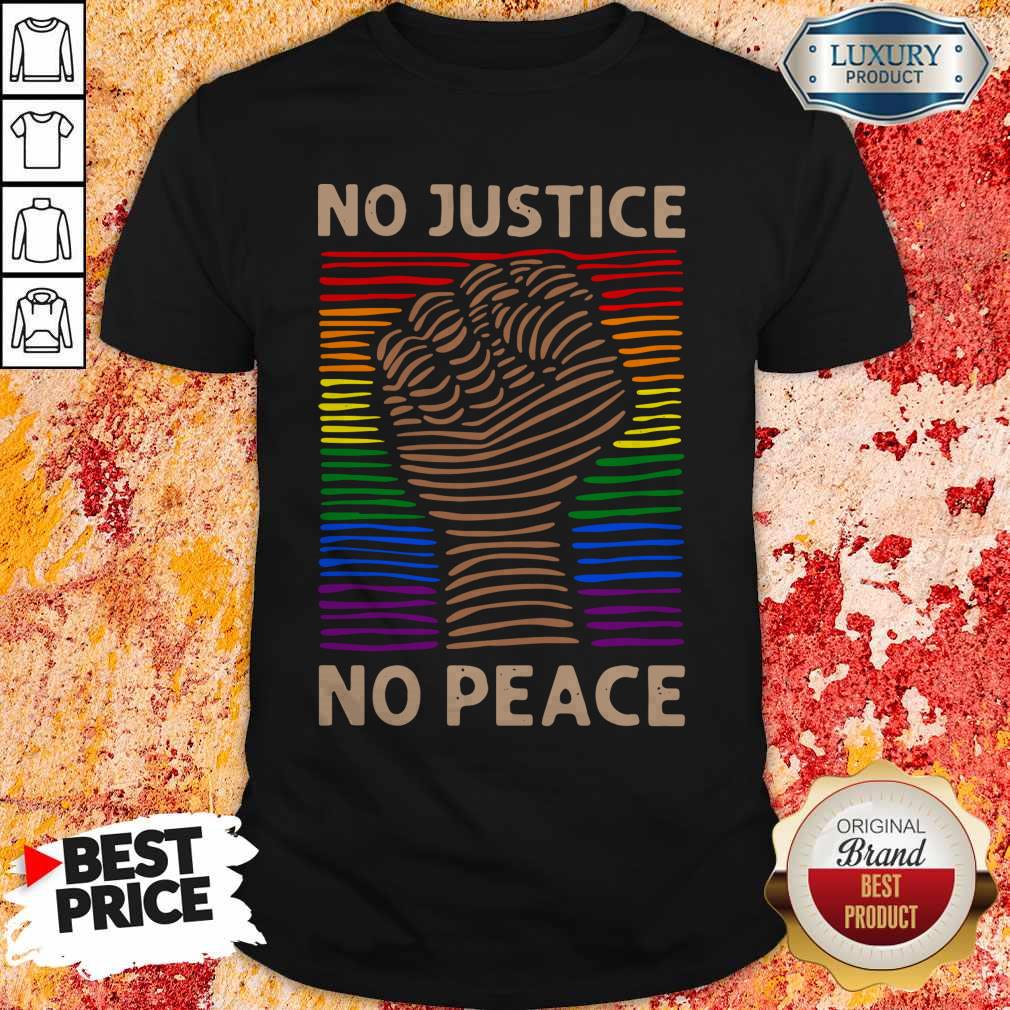 Awesome LGBT No Justice No Peace Shirt