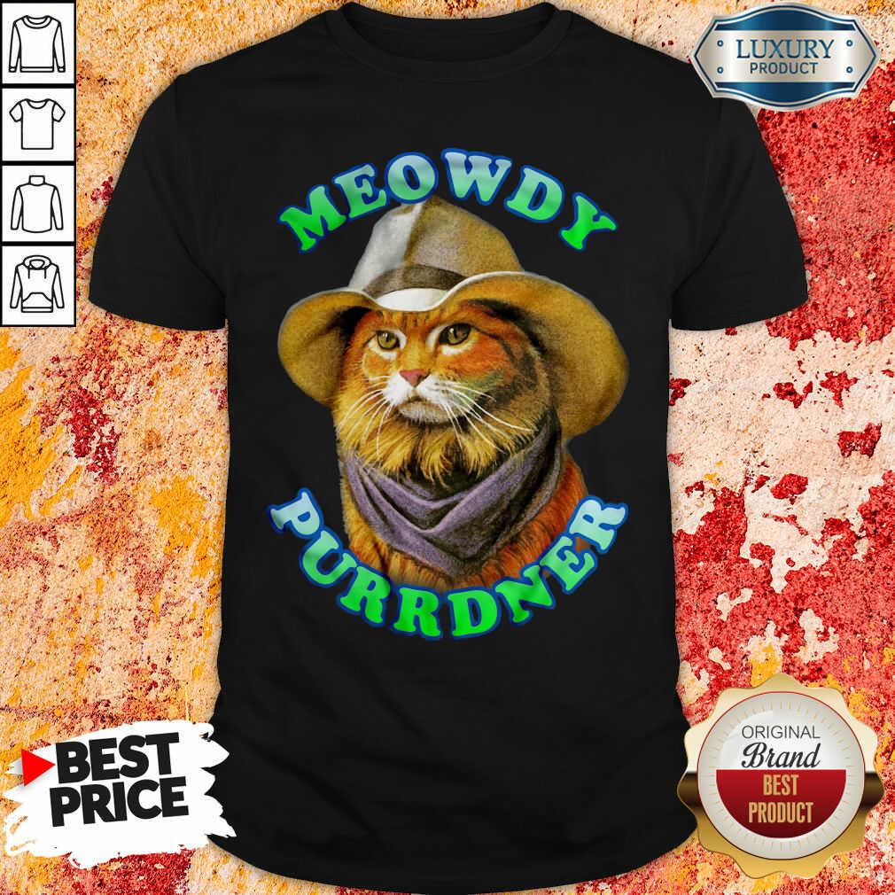 Awesome Meowdy Purrdner Cat Funny Shirt