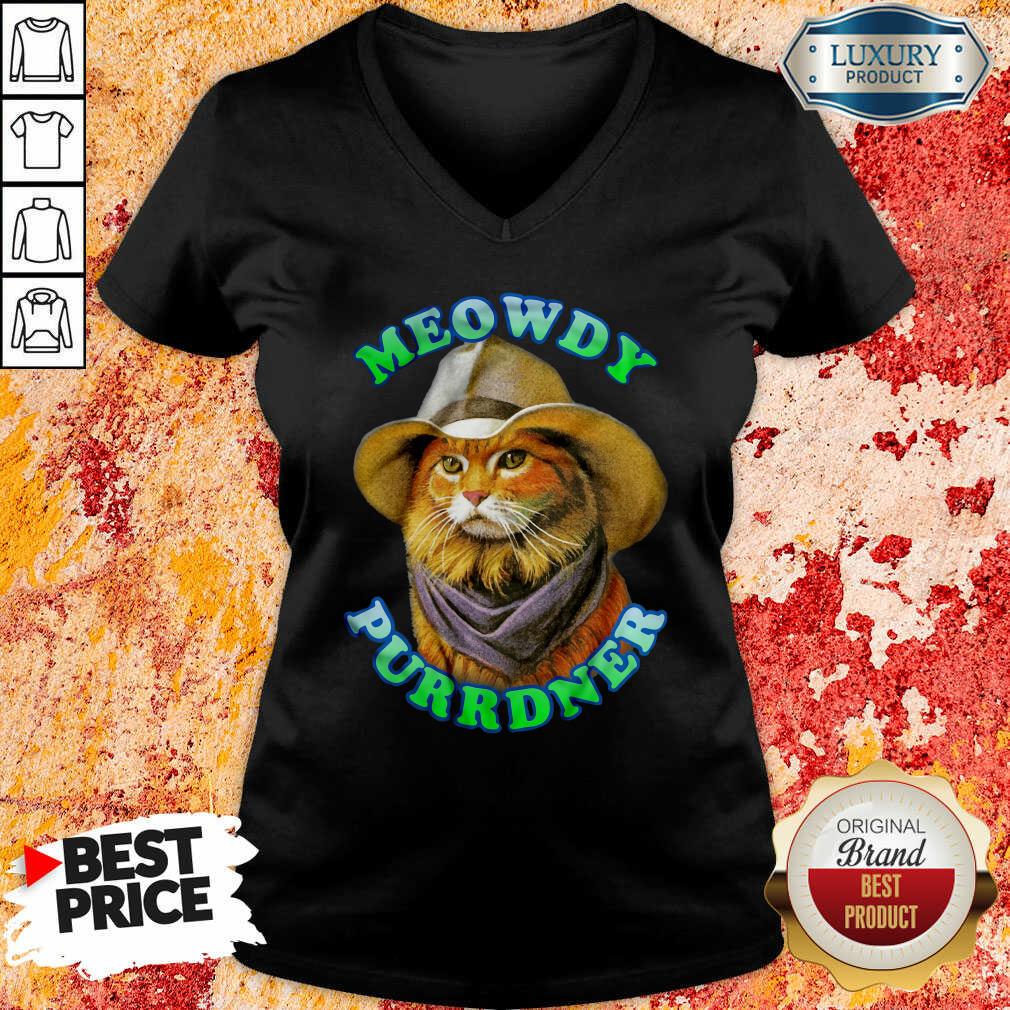 Awesome Meowdy Purrdner Cat Funny Shirt