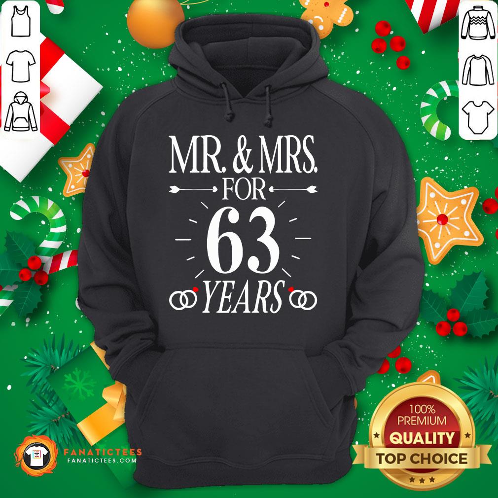 Awesome Mr & Mrs For 63 Years 63th Wedding Anniversary Matching Shirt