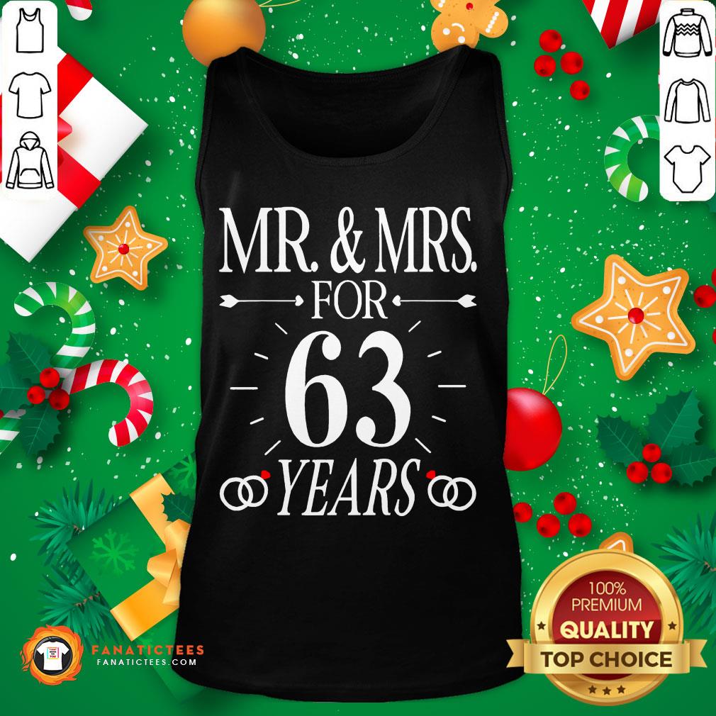 Awesome Mr & Mrs For 63 Years 63th Wedding Anniversary Matching Shirt