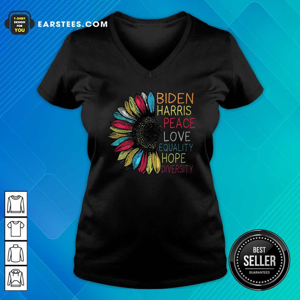 Awesome Peace Love Equality Hope Diversity Biden Harris 2020-2024 Shirt