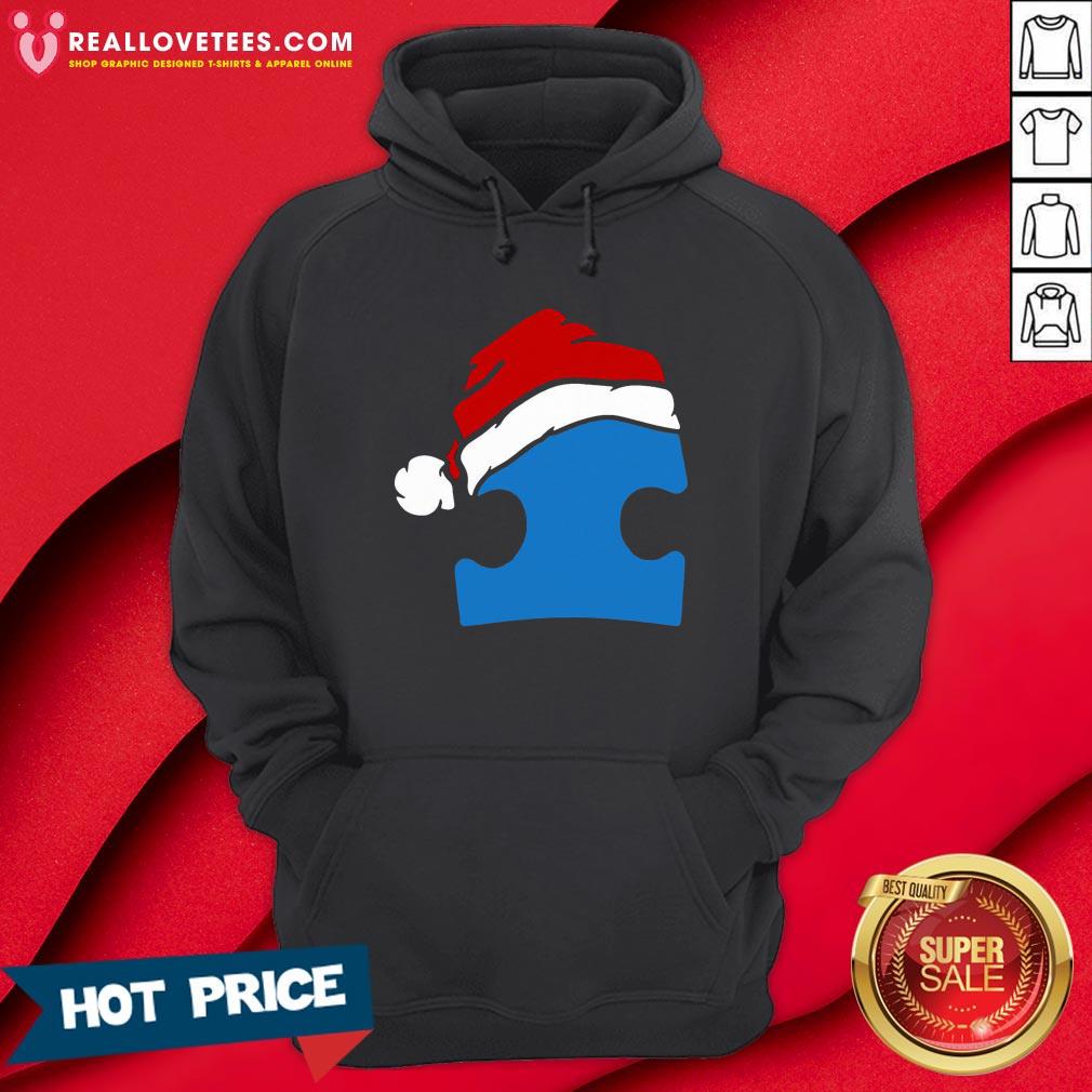 Awesome Santa Autism Christmas Shirt