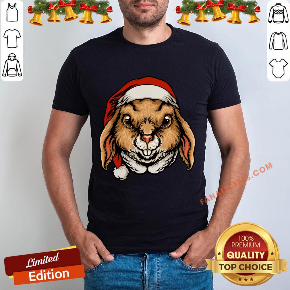 Awesome Santa Claus As A Bunny - Merry Christmas T-Shirt