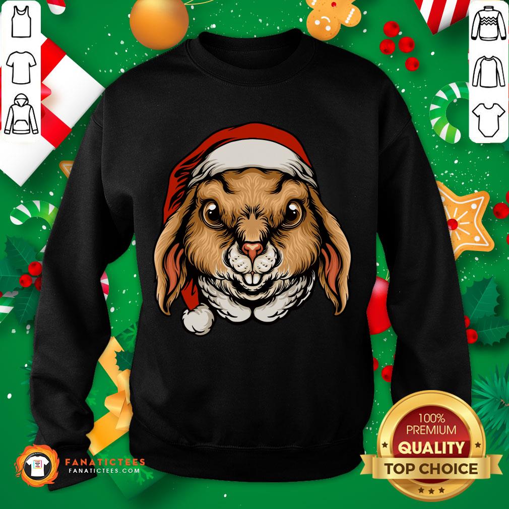Awesome Santa Claus As A Bunny - Merry Christmas T-Shirt