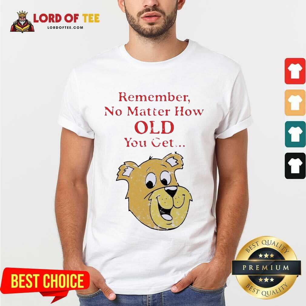 Awesome Scooby Doo Remember No Matter How Old You Get Shirt