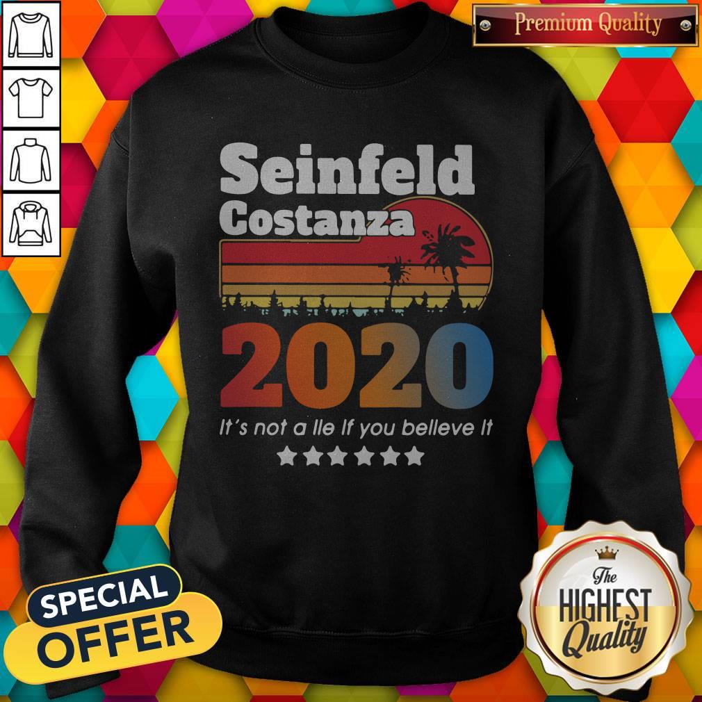 Awesome Seinfeld Costanza 2020 It’s Not A Lie If You Believe It Vintage Shirt
